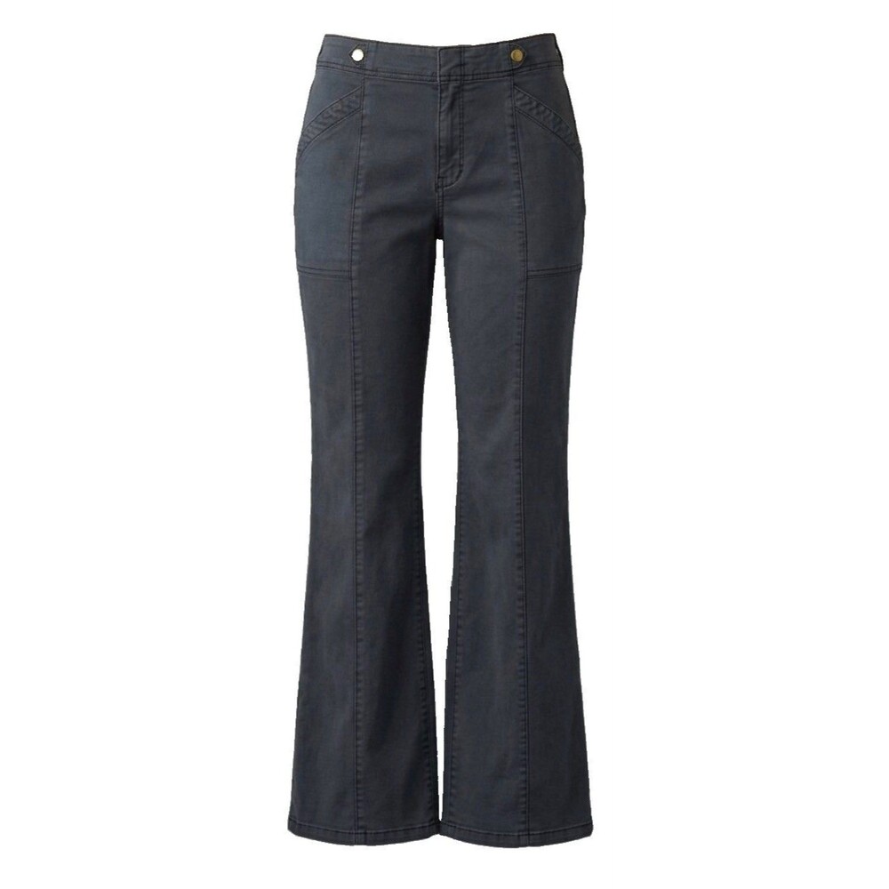 Anthropologie Pilcro Demilune Utility Pants Gray Women’s 31 Flare Y2K